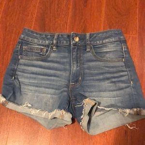 COPY - American eagle high rise jeans shorts